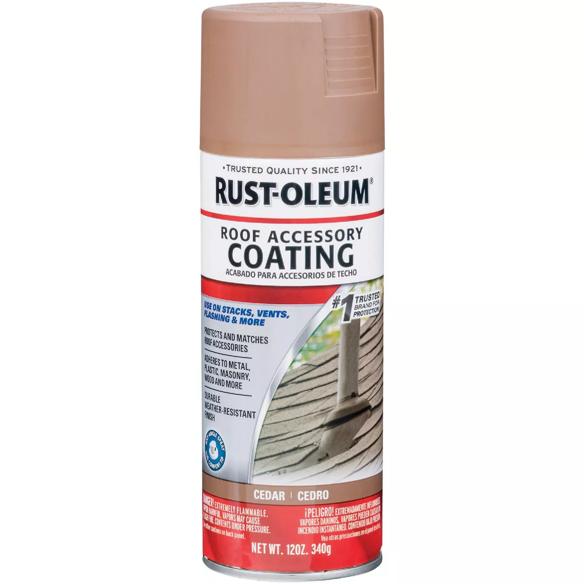 Rust-Oleum Roof Accessory Cedar Satin 12 Oz. Spray Paint