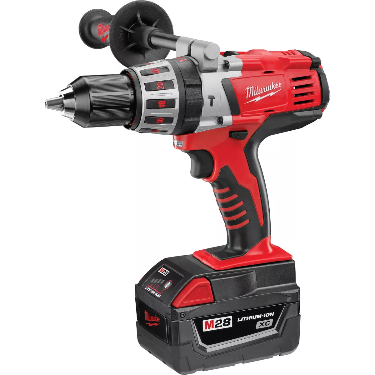 Milwaukee M28 28-Volt Lithium-Ion 1/2 In. Cordless Hammer Drill Kit