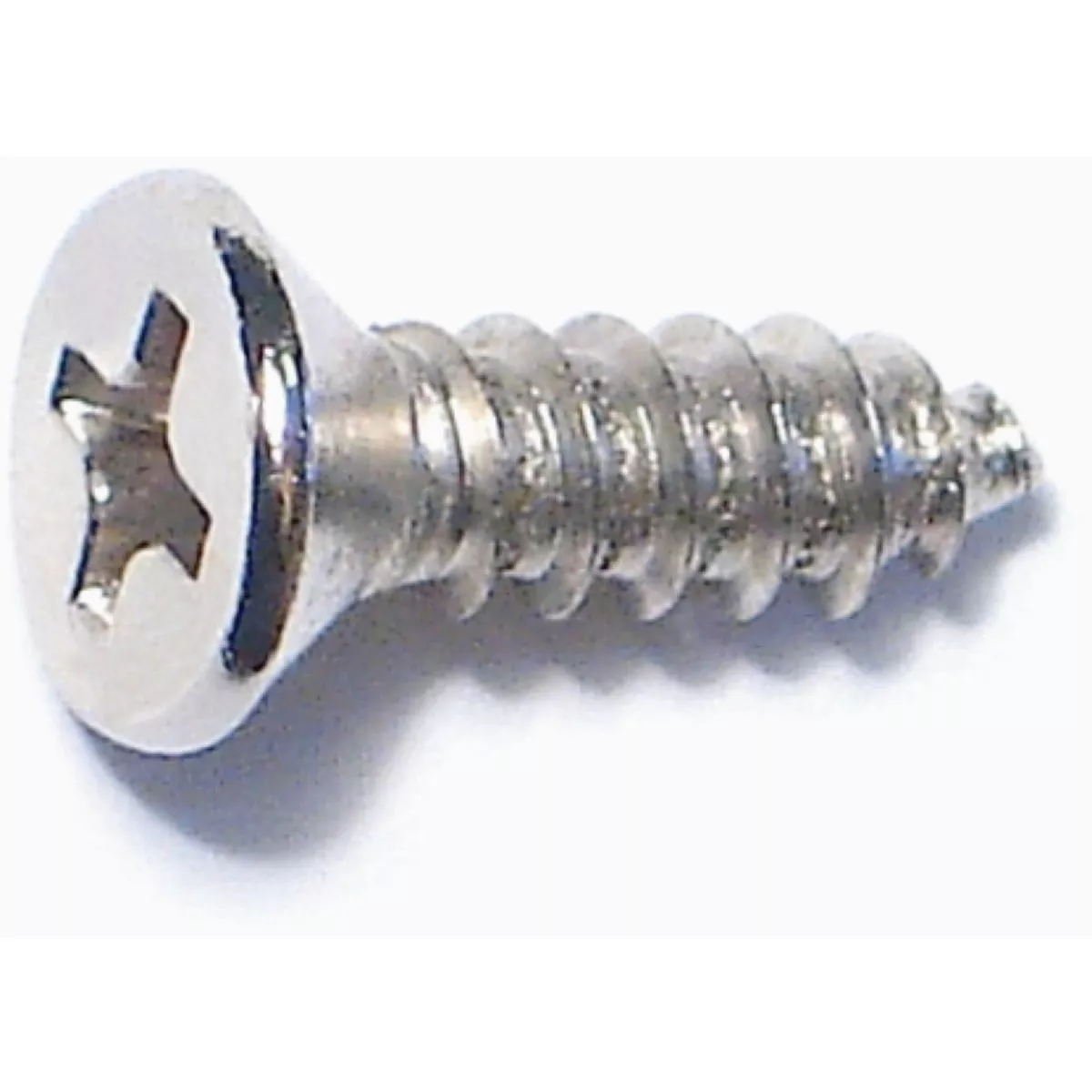 Midwest Fastener #7 x 1/2 In. Chrome Plated Steel Phillips Flat Head Hinge Screws