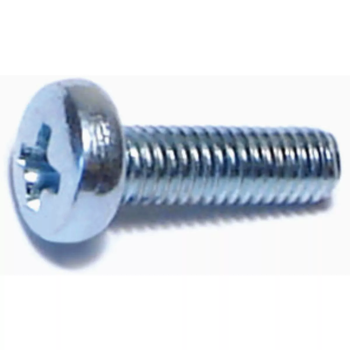 Midwest Fastener 3mm-0.5 x 10mm Zinc Plated Class 4.8 Steel Coarse Thread Phillips Pan Head Machine Screws (50 Ct.)