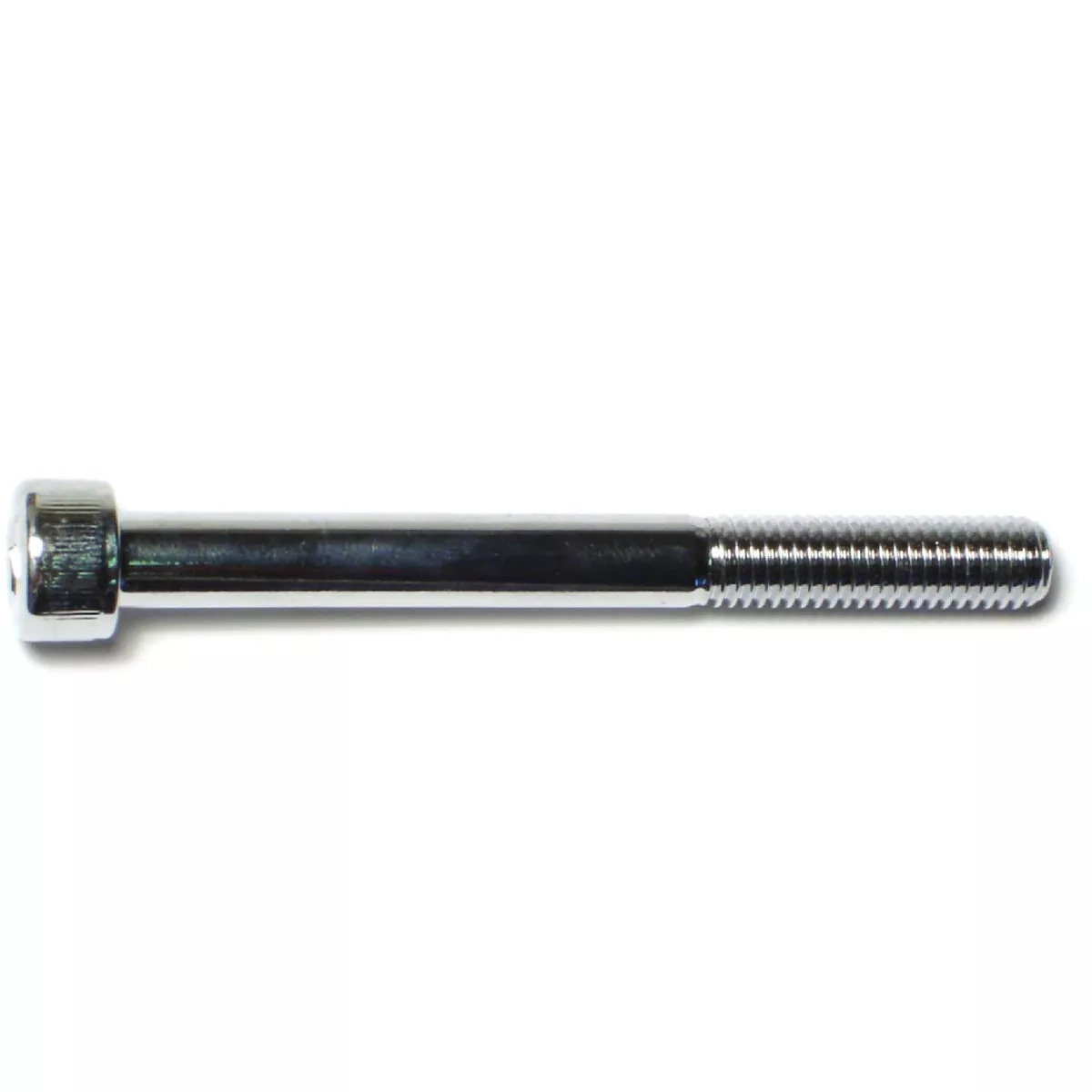 Midwest Fastener 8mm-1.25 x 70mm Chrome Plated Class 12.9 Steel Coarse Thread Knurled Head Hex Socket Cap Screws (5 Ct.)
