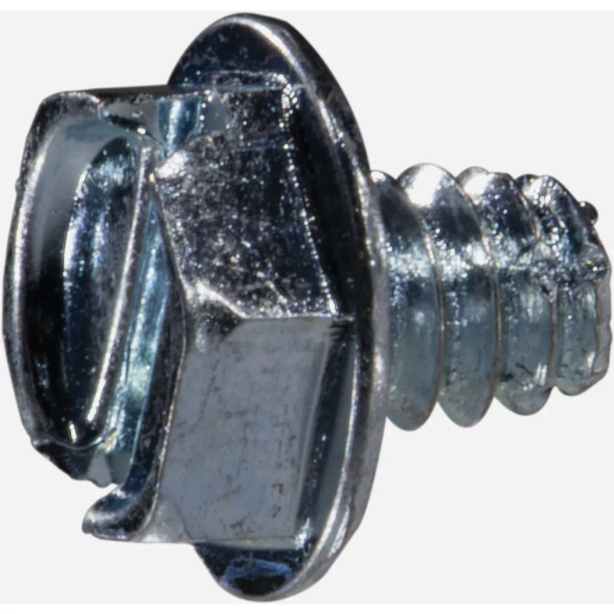 Midwest Fastener #10-24 x 1/4 In. Zinc Plated Steel Coarse Thread Hex Washer Head Type F Sheet Metal Screws