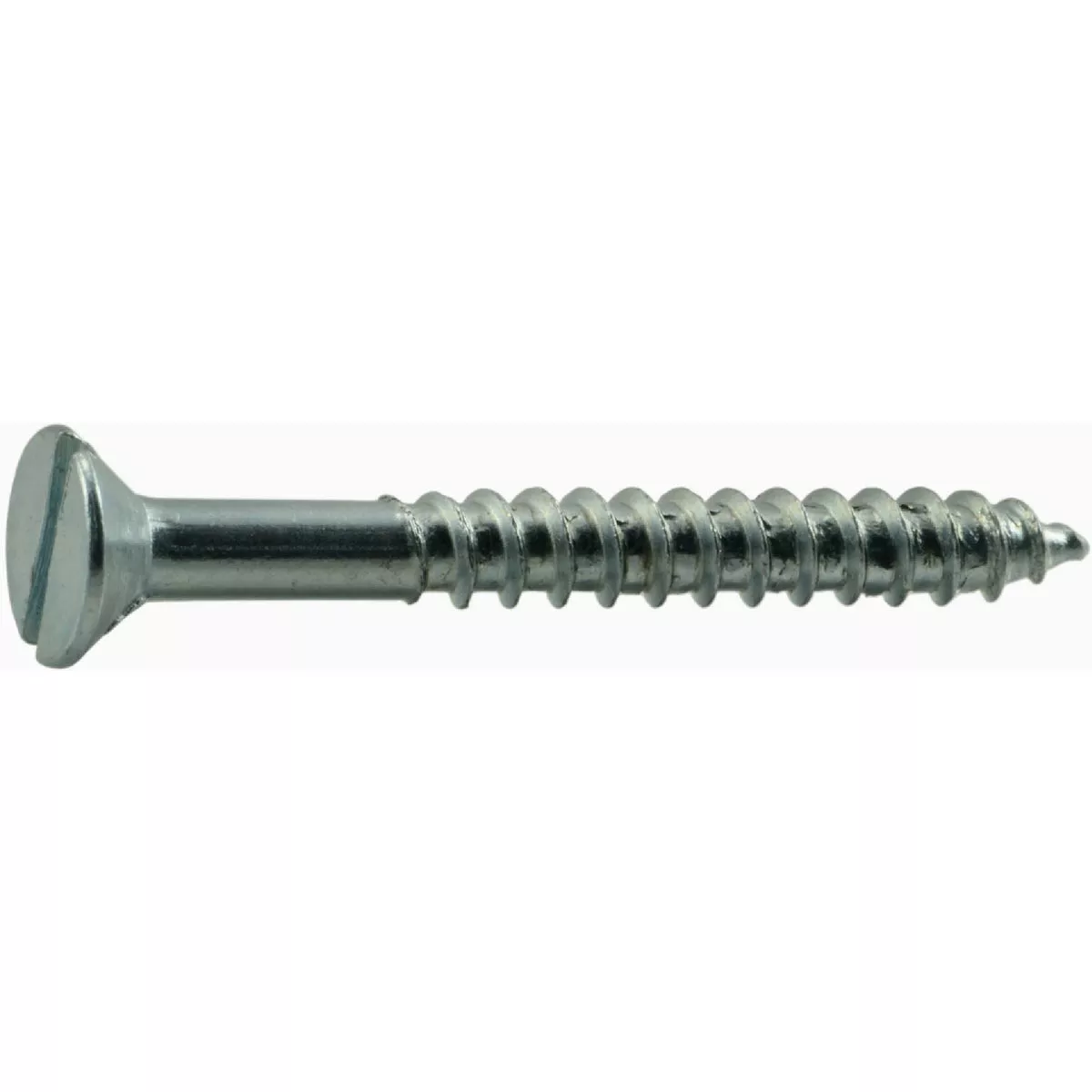 Midwest Fastener #12 x 2 In. Zinc Plated Steel Slotted Flat Head Wood Screws (24 Ct.)-