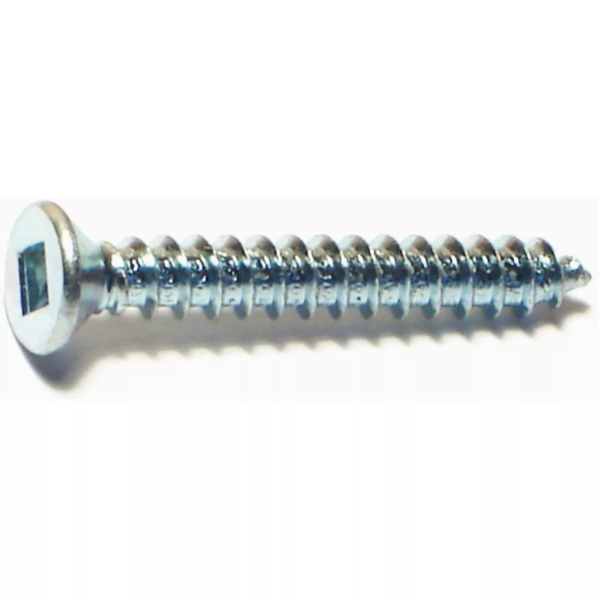 Midwest Fastener #8 x 1-1/4 In. Zinc Plated Steel Square Drive Flat Head Sheet Metal Screws (100 Ct.)