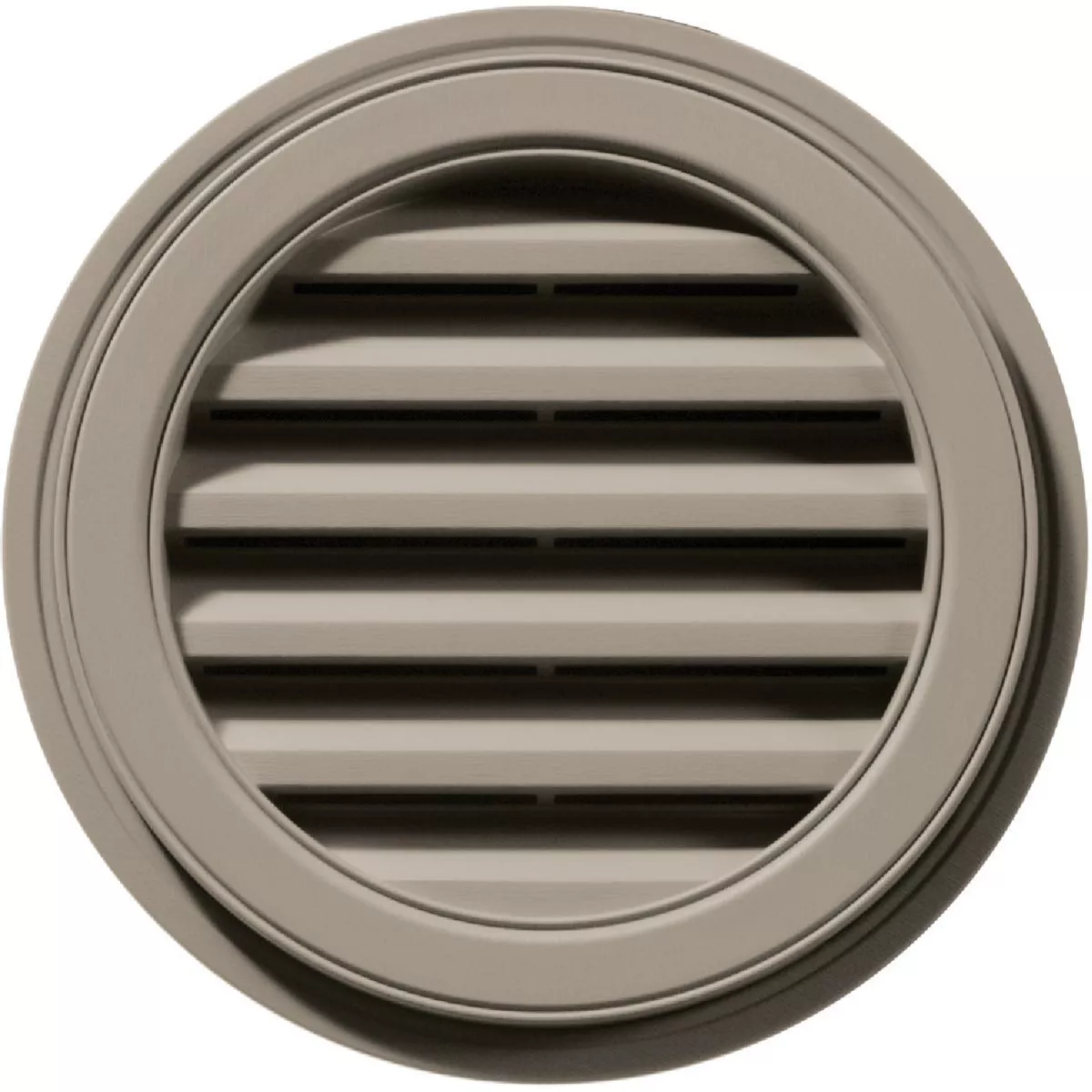 Builders Edge 18 in. Round Gable Attic Vent, Clay