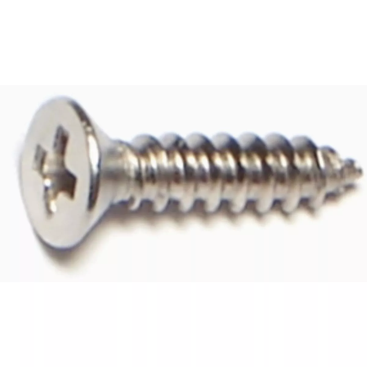 Midwest Fastener #4 x 1/2 In. 18-8 Stainless Steel Phillips Flat Head Sheet Metal Screws (5 Ct.)-
