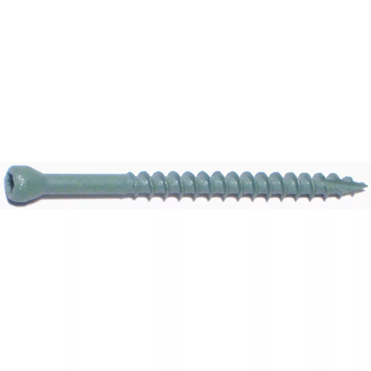 Midwest Fastener #8 x 2-1/2 In. Green XL1500 Coated Steel Star Drive Trim Head Saberdrive Deck Screws