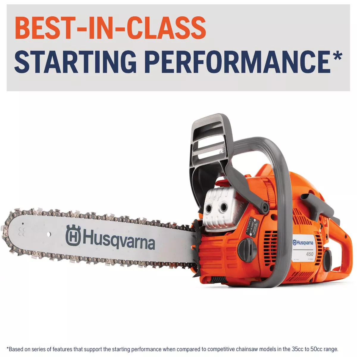 Husqvarna 18 In. 50.2cc 2-Cycle Gas Chainsaw-