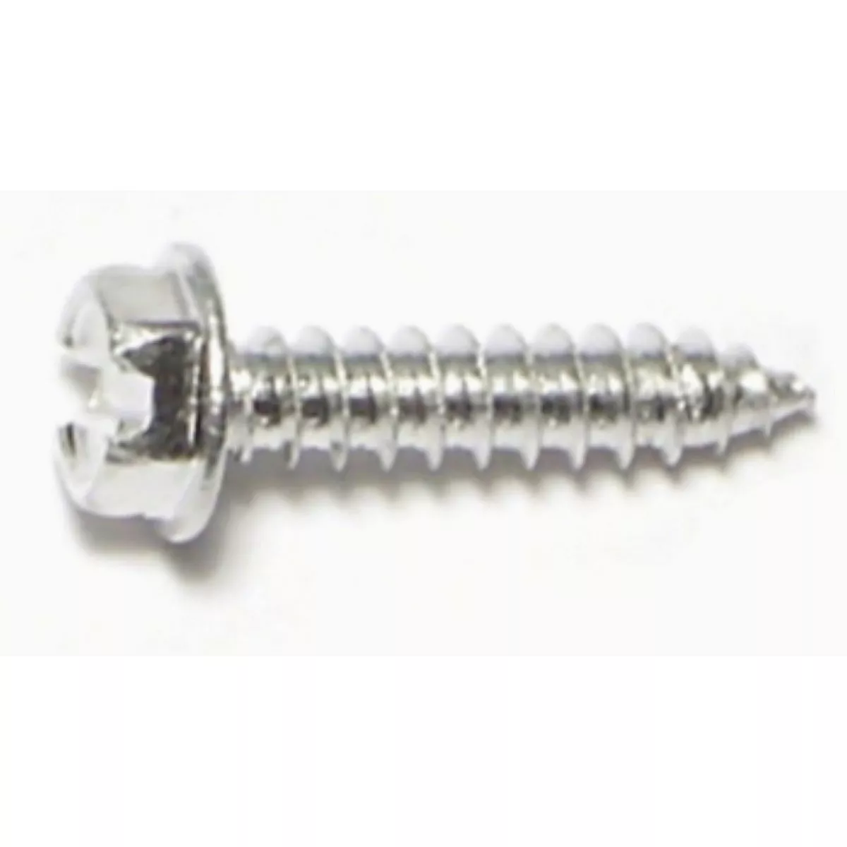 Midwest Fastener #8 x 3/4 In. Aluminum Slotted Hex Washer Head Sheet Metal Screws (100 Ct.)