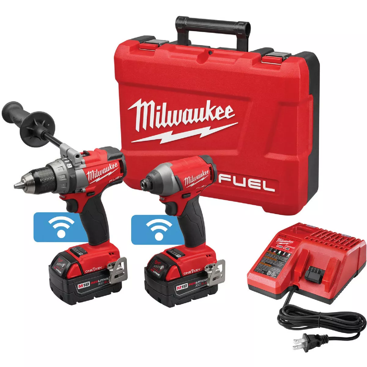 Milwaukee Fuel 18 V. Lithium-Ion Cordless Drill/Impact Driver Combo Kit