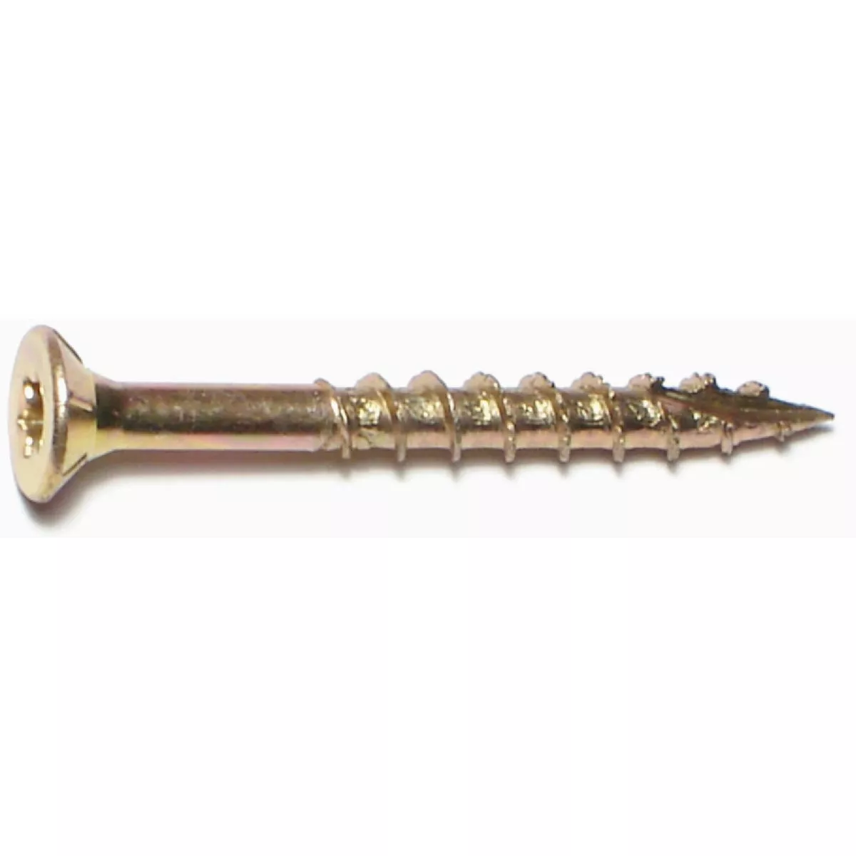Midwest Fastener #8 x 1-1/2 In. Zinc Plated Steel Star Drive Interior Nibs Bugle Head Wood Screws (1 Ct.)-