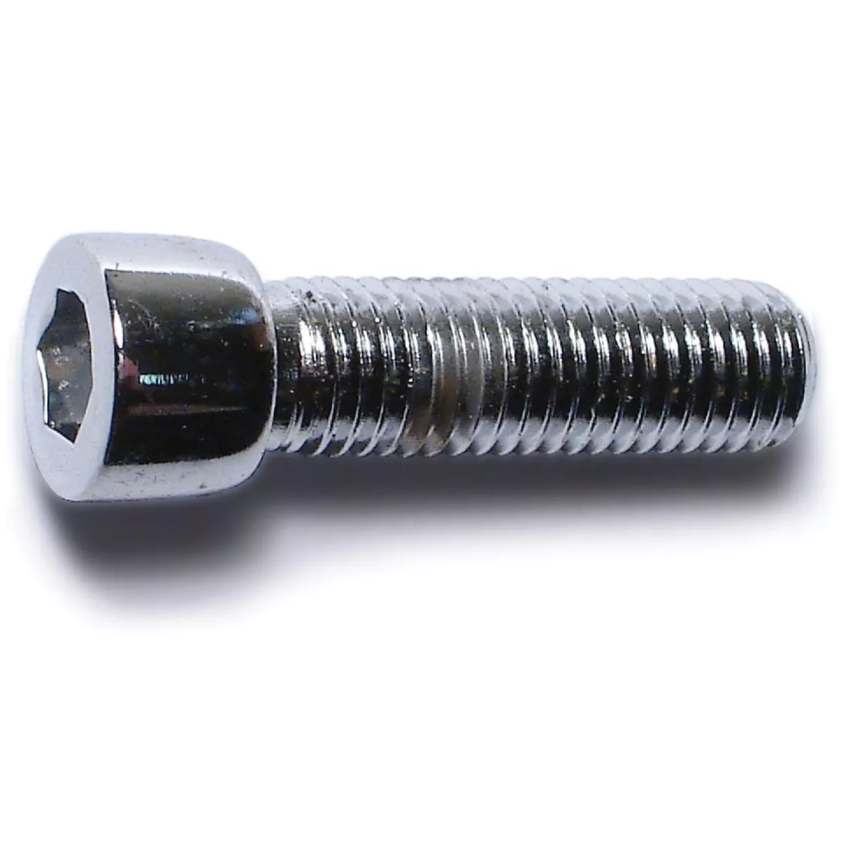 Midwest Fastener 1/4 In.-28 x 7/8 In. Chrome Plated Steel Fine Thread Smooth Head Socket Cap Screws (10 Ct.)-