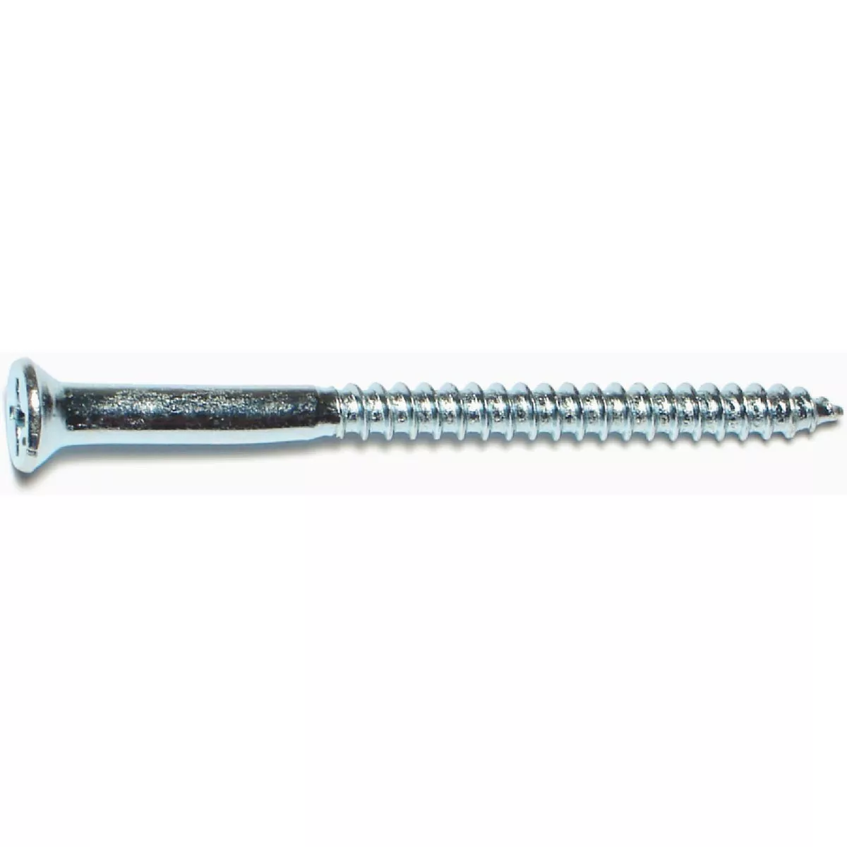 Midwest Fastener #14 x 3-1/2 In. Zinc Plated Steel Phillips Flat Head Wood Screws