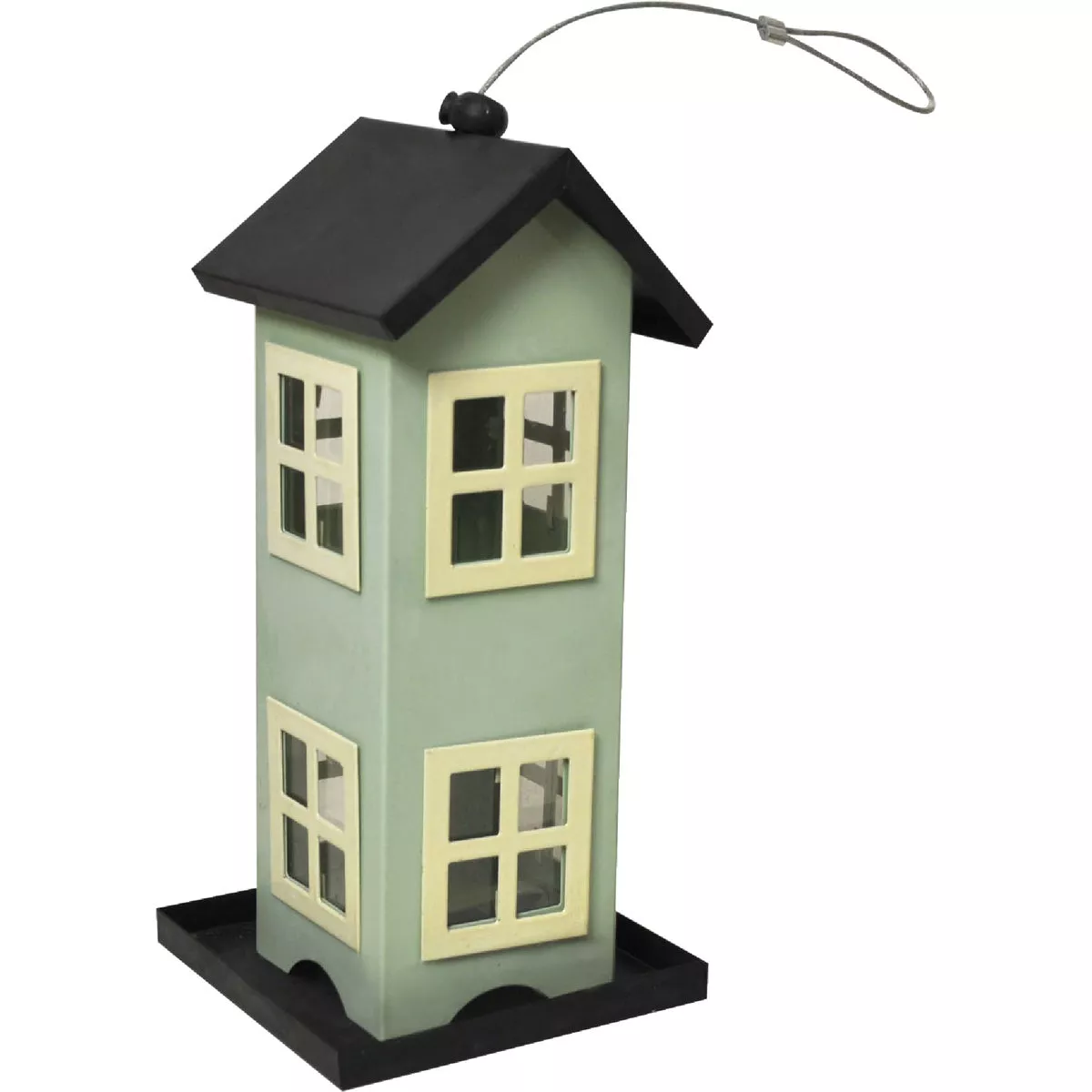 Heath Green & Black Steel & Plastic 2 Lb. Bird Feeder