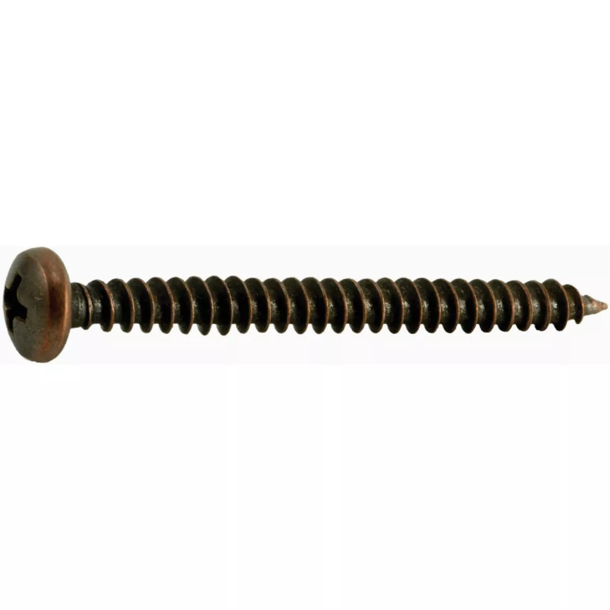 Midwest Fastener #10 x 2 In. Venetian Bronze Plated Steel Phillips Pan Head Sheet Metal Screws (20 Ct.)
