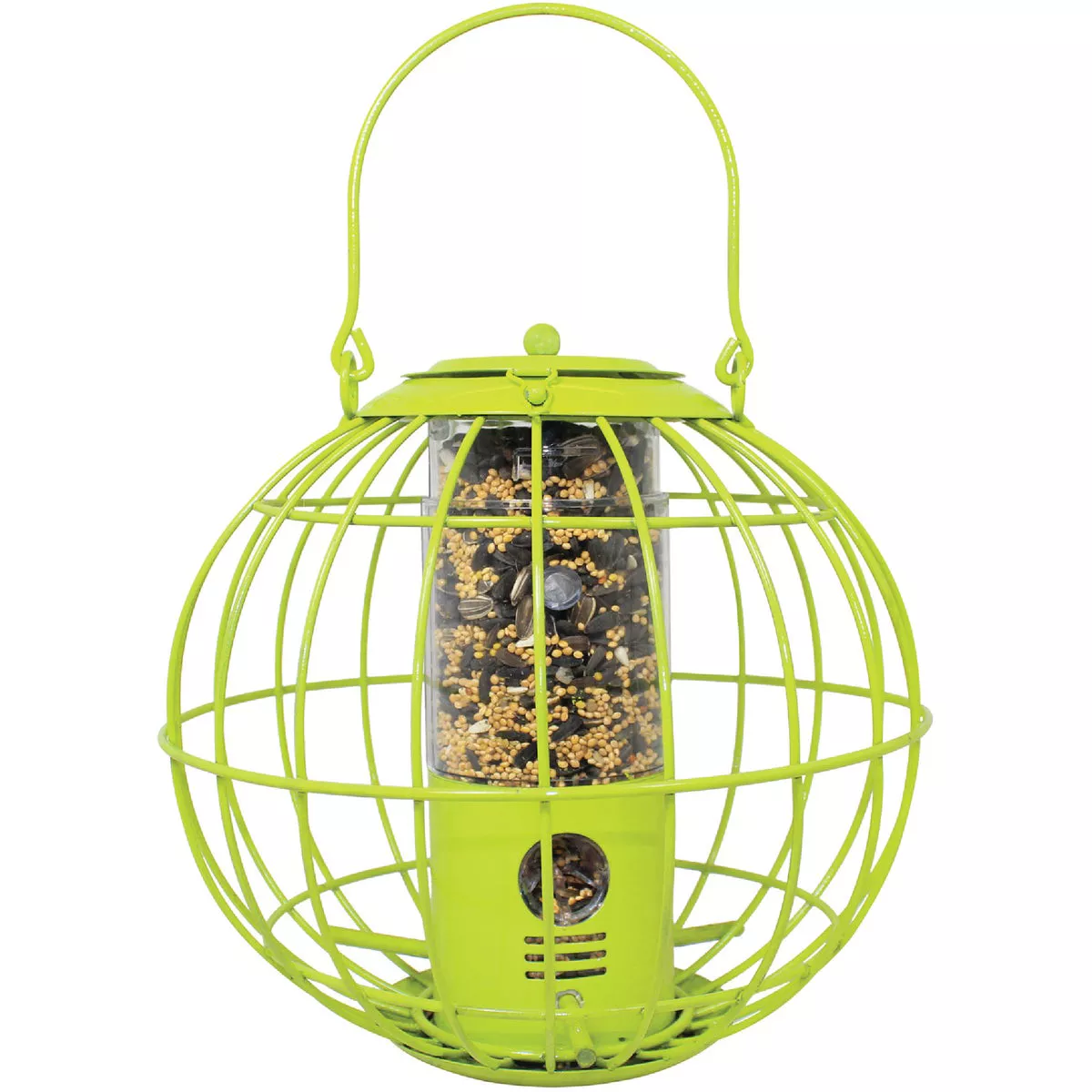 Pinebush Green Globe Cage Bird Feeder