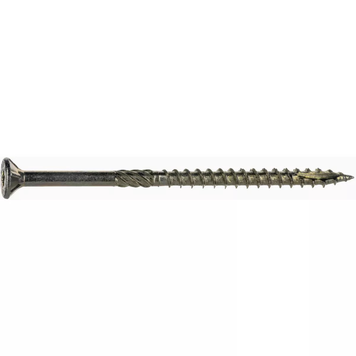 Midwest Fastener #10 x 3-1/2 In. Zinc Plated Steel Star Drive Nibs Bugle Head Wood Screws
