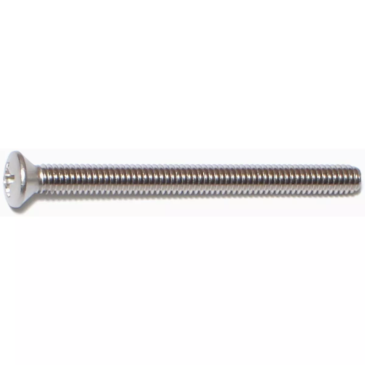 Midwest Fastener #8-32 x 2 In. 18-8 Stainless Steel Coarse Thread Phillips Oval Head Machine Screws