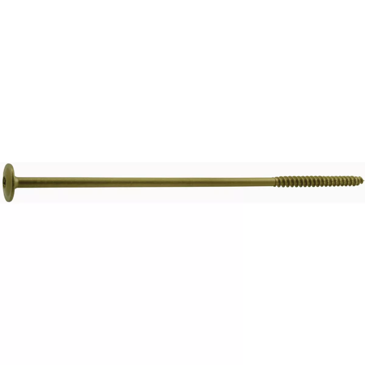 Midwest Fastener SaberDrive 3/8 In. x 10 In. Tan XL1500 Coated Steel Modified Truss Head Star Drive Construction Lag Screws (25 Ct.)