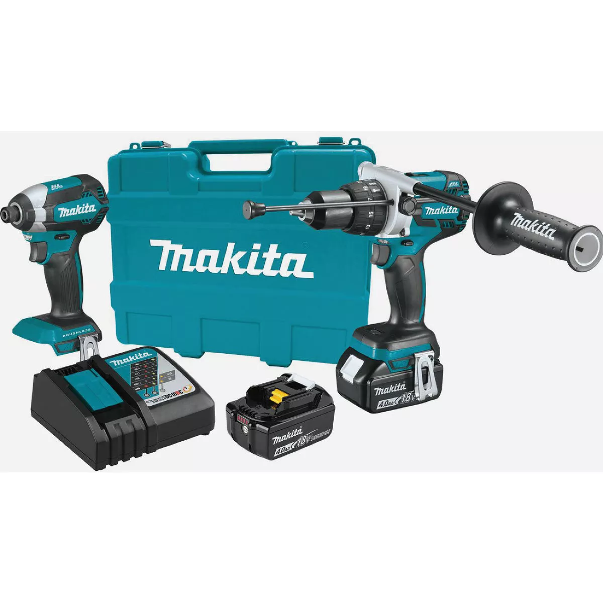 Makita 18 V. LXT BL Lithium-Ion 4.0 Ah Cordless 2 piece Sub-Compact Combo Kit