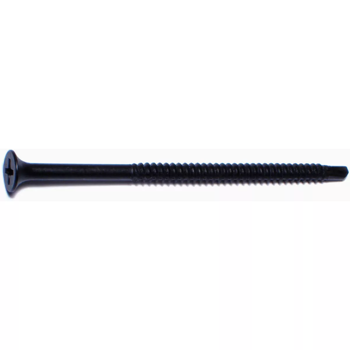 Midwest Fastener #8-18 x 3 In. Black Phosphate Steel Phillips Head Self-Drilling Screws (85 Ct.)-