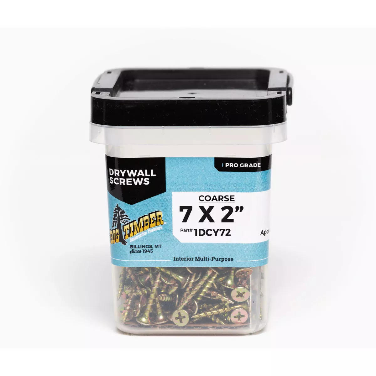 Big Timber #7 x 2 In. Coarse Thread Yellow Zinc Drywall Screw (1 Lb ...