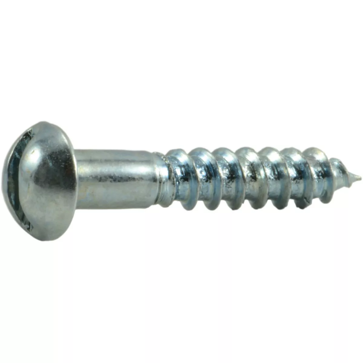 Midwest Fastener #4 x 5/8 In. Zinc Plated Steel Slotted Round Head Wood Screws (12 Ct.)