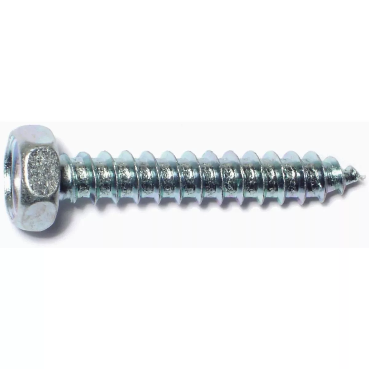 Midwest Fastener #14 x 1-1/2 In. Zinc Plated Steel Slotted Hex Washer Head Sheet Metal Screws (12 Ct.)