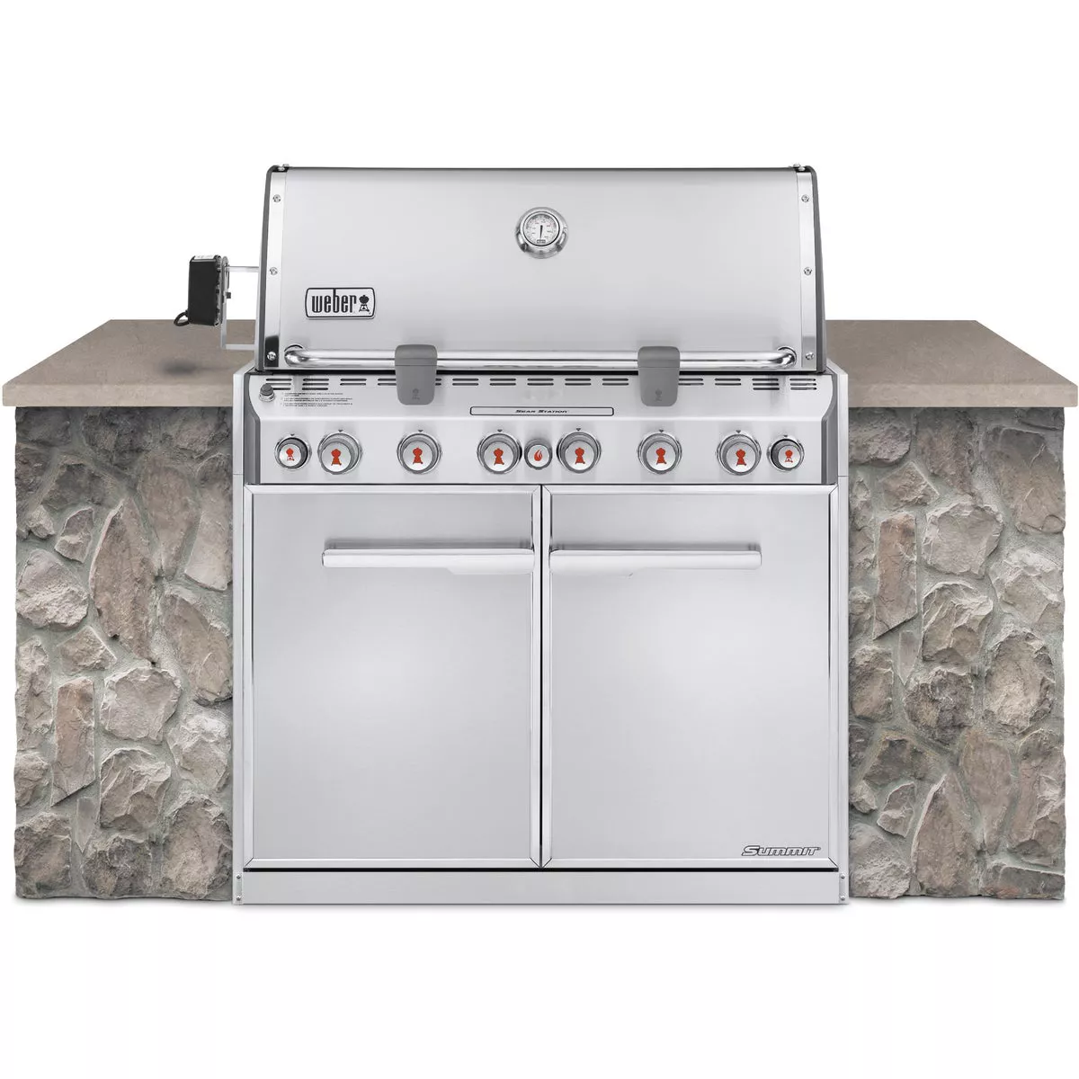 Weber Summit S660 6-Burner Stainless Steel 48,800 BTU LP Gas Grill
