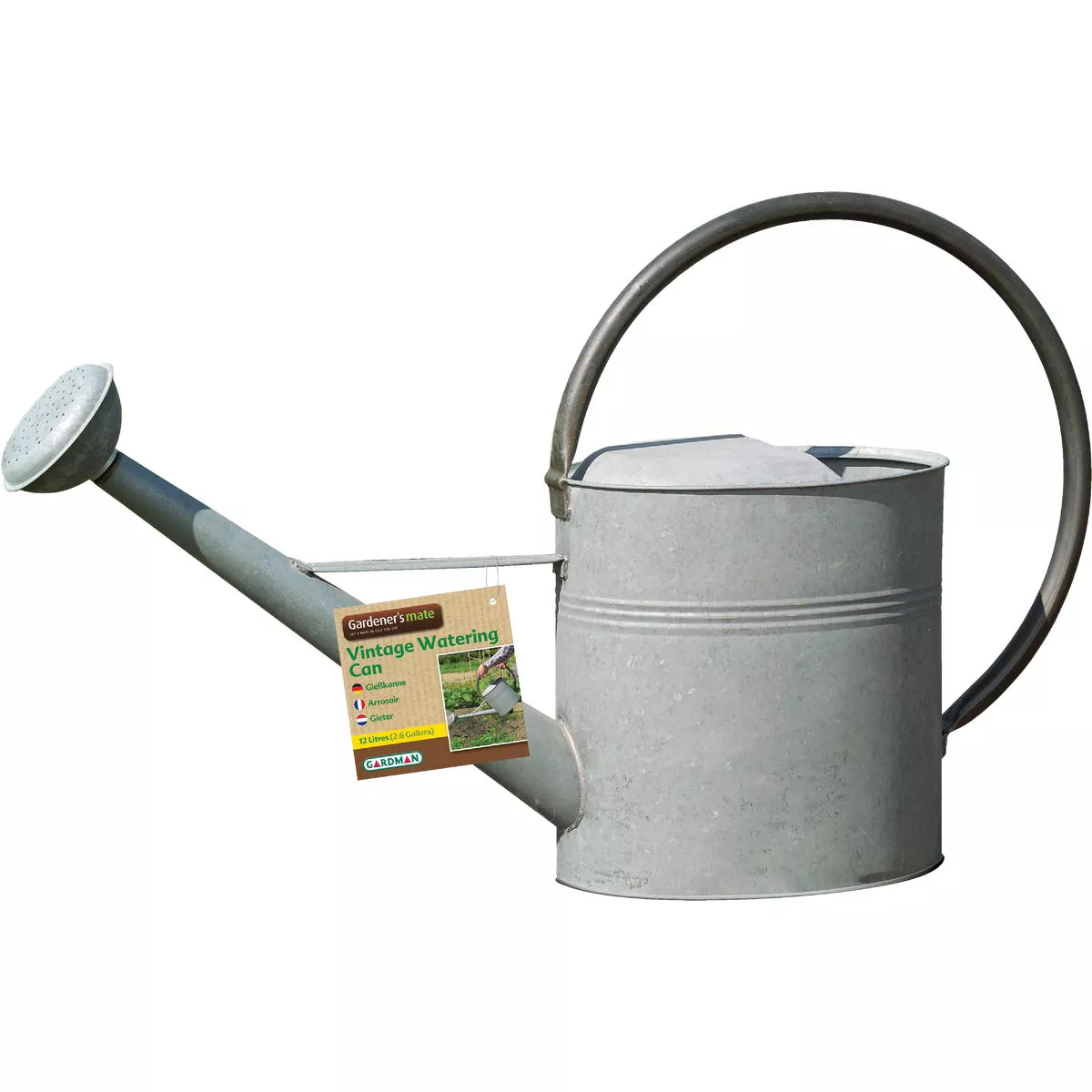 Gardman 2.6 Gal. Galvanized Steel Watering Can