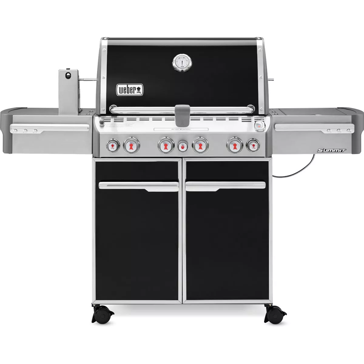 Weber Summit E470 4-Burner Black 60,000 BTU LP Gas Grill