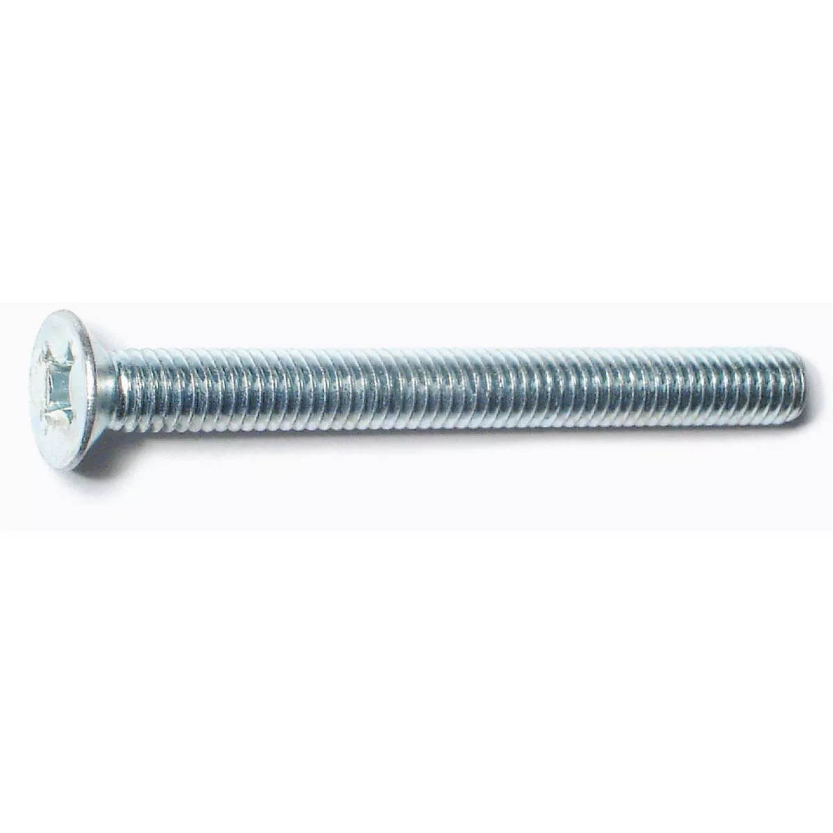 Midwest Fastener 6mm-1.0 x 60mm Zinc Plated Class 4.8 Steel Coarse Thread Phillips Flat Head Machine Screws