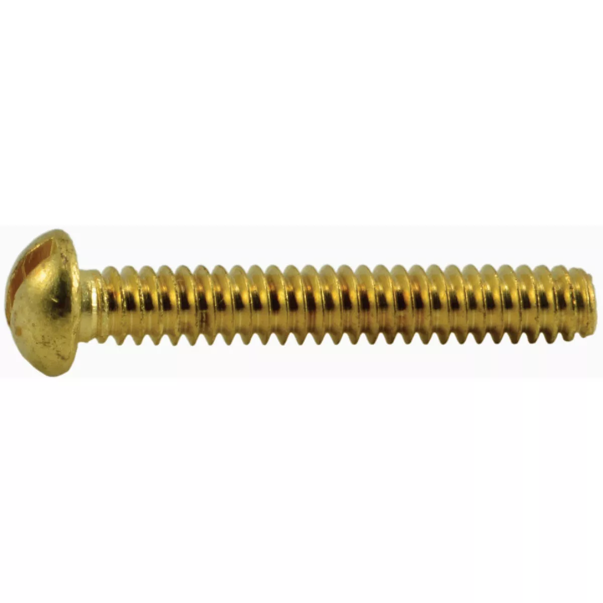 Midwest Fastener #4-40 x 3/4 In. Brass Coarse Thread Slotted Round Head Machine Screws (42 Ct.)