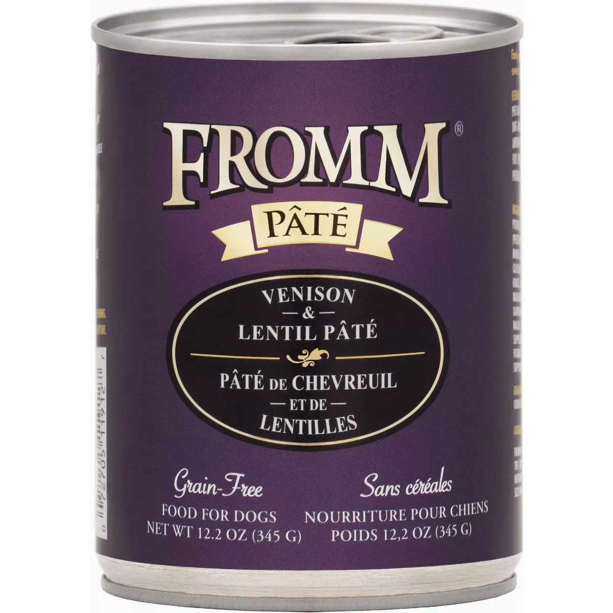Fromm Pate Venison & Lentil Pate Wet Dog Food, 12.2 Oz.