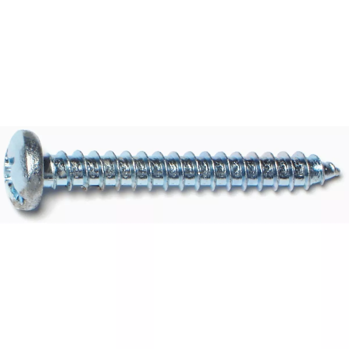 Midwest Fastener #14 x 2 In. Zinc Plated Steel Combo Pan Head Sheet Metal Screws (100 Ct.)