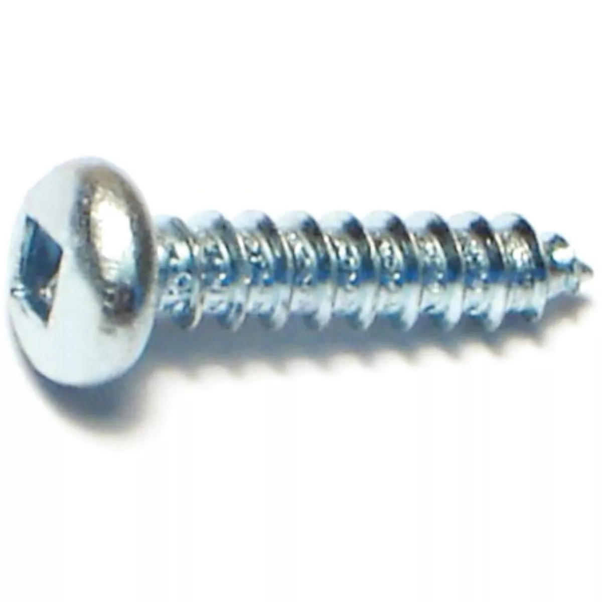 Midwest Fastener #6 x 5/8 In. Zinc Plated Steel Square Drive Pan Head Sheet Metal Screws (12 Ct.)-