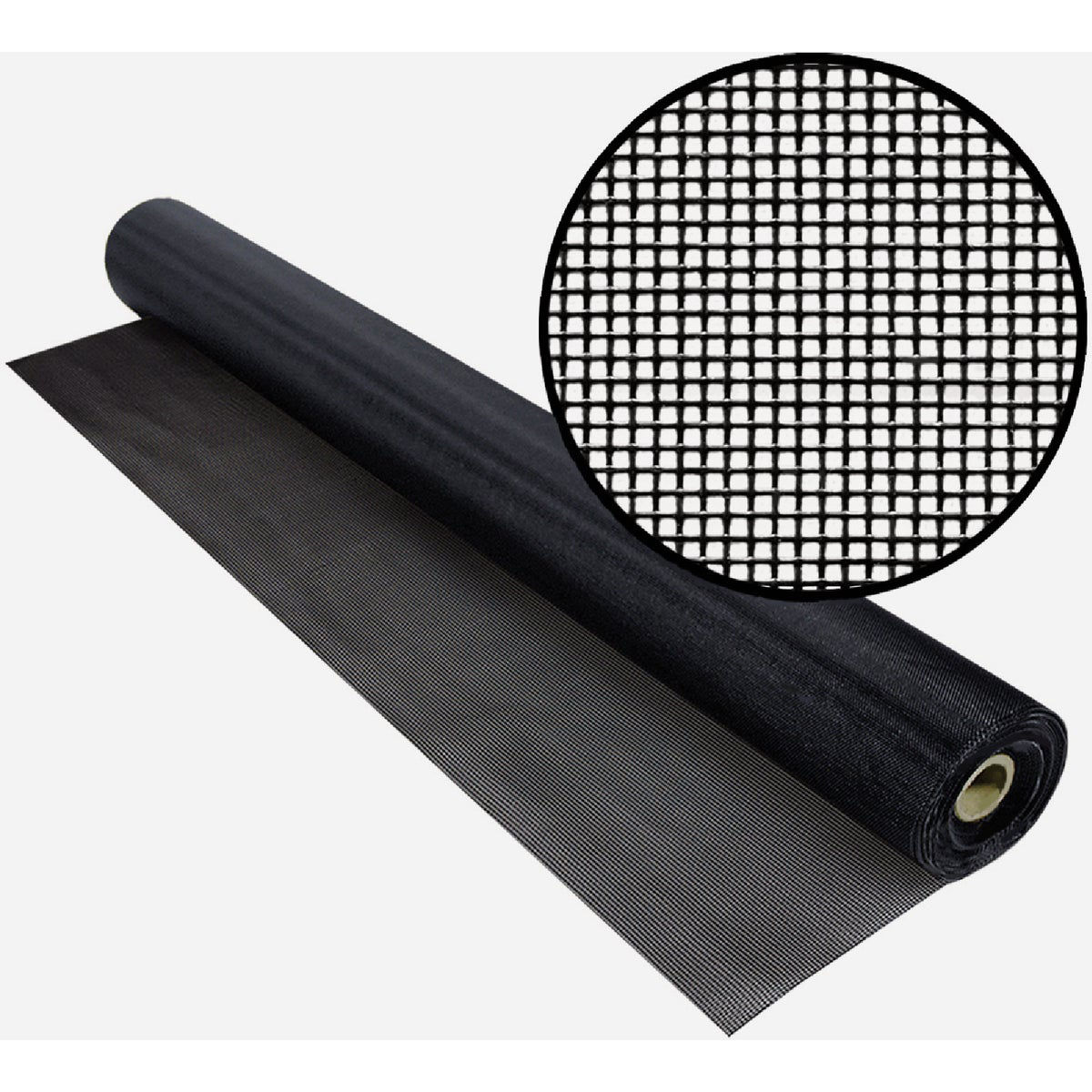 Phifer TuffScreen 48X50' No-See-Um Insect Screen, 18x18 Mesh, Black ...