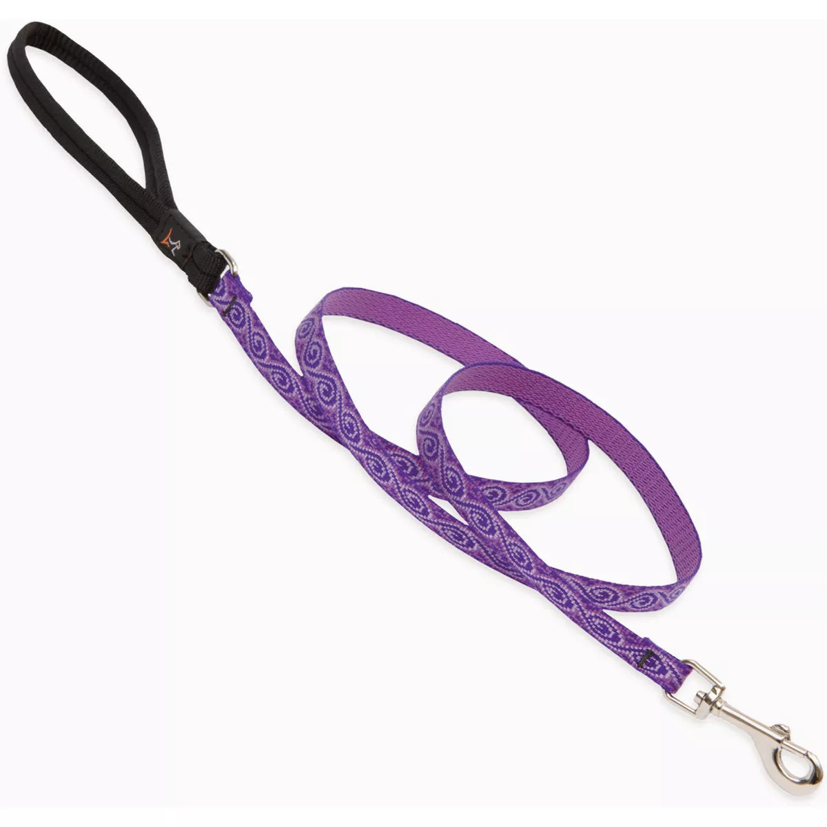 Lupine 1/2 In. x 6 Ft. Nylon Small Dog Jelly Roll Original Woven Dog Leash