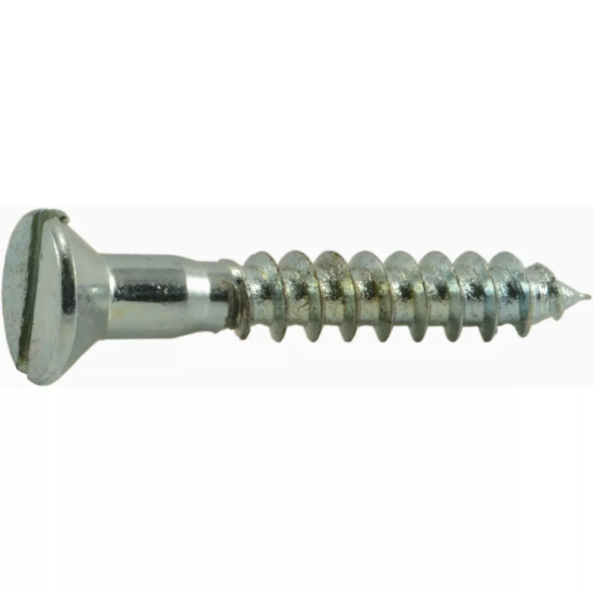 Midwest Fastener #4 x 3/4 In. Zinc Plated Steel Slotted Flat Head Wood Screws