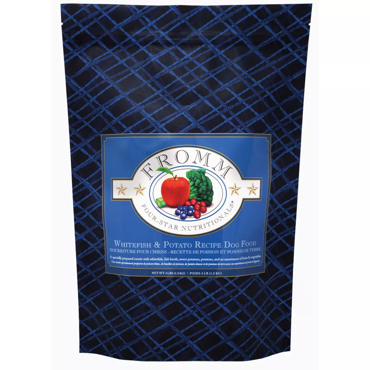 Fromm Four-Star Nutritionals Whitefish & Potato Recipe Dog Food, 4 Lb.