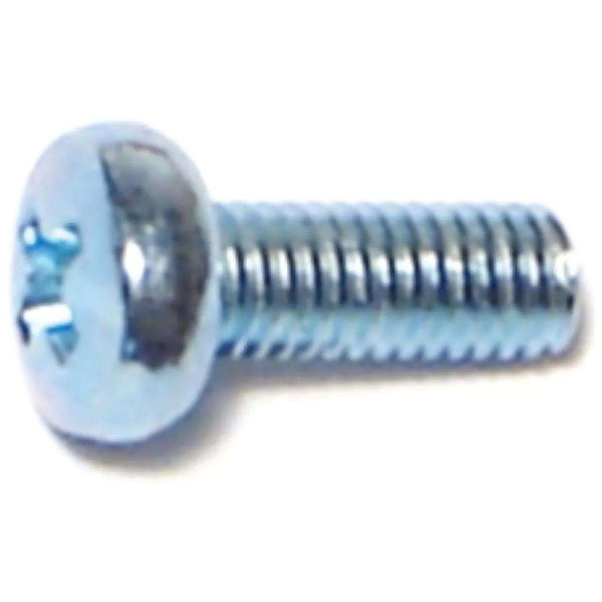 Midwest Fastener 3mm-0.5 x 8mm Zinc Plated Class 4.8 Steel Coarse Thread Phillips Pan Head Machine Screws (25 Ct.)-