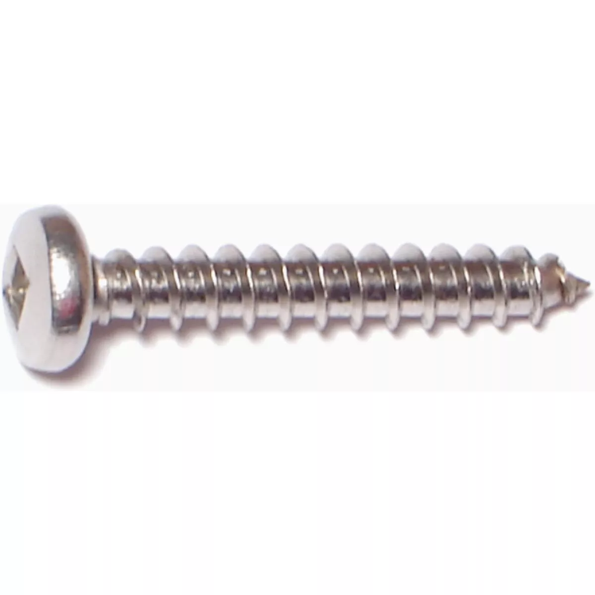 Midwest Fastener #10 x 1-1/4 In. 18-8 Stainless Steel Square Drive Pan Head Sheet Metal Screws