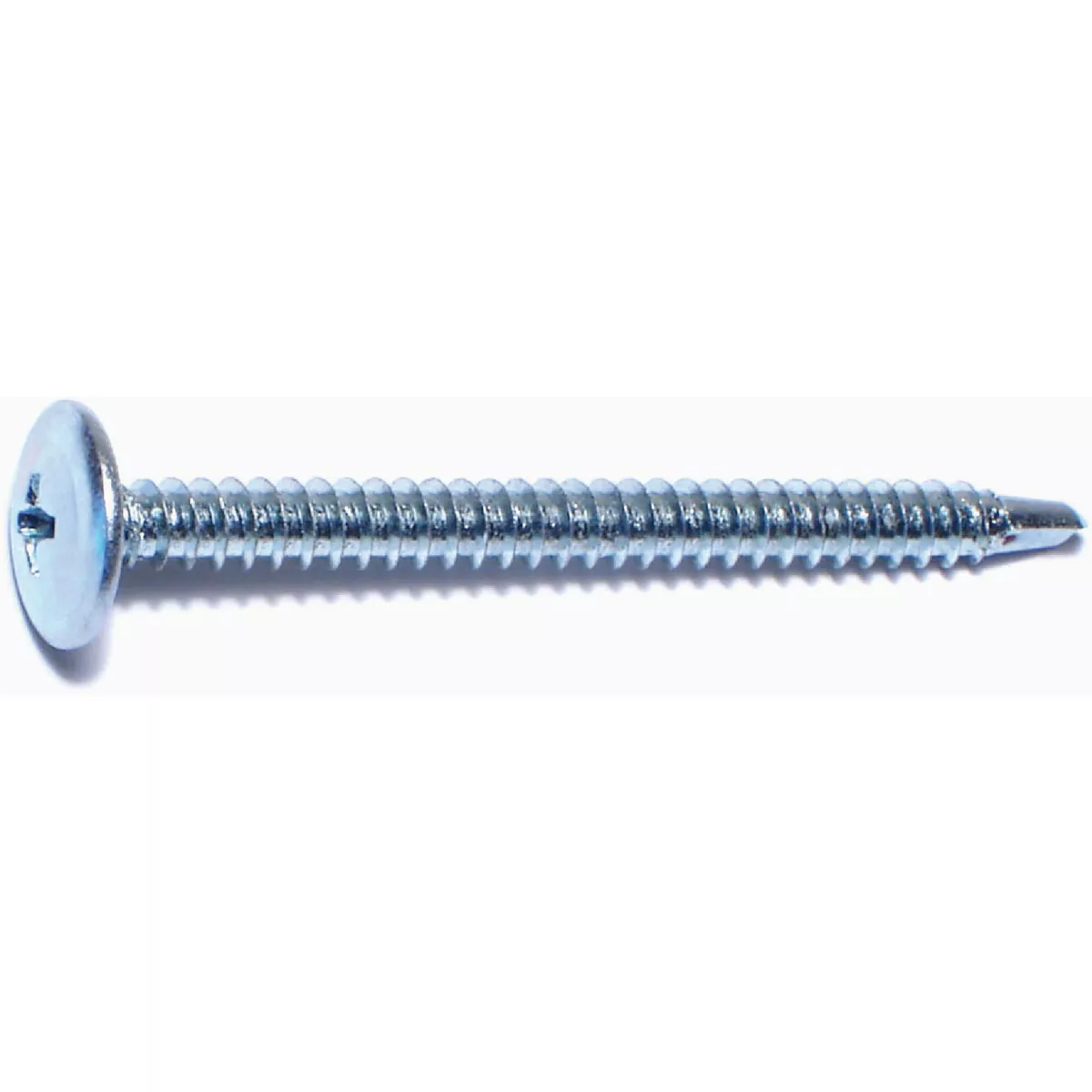 Midwest Fastener #8-18 x 2 In. Zinc Plated Steel Modified Phillips Truss Head Self-Drilling Screws (115 Ct.)