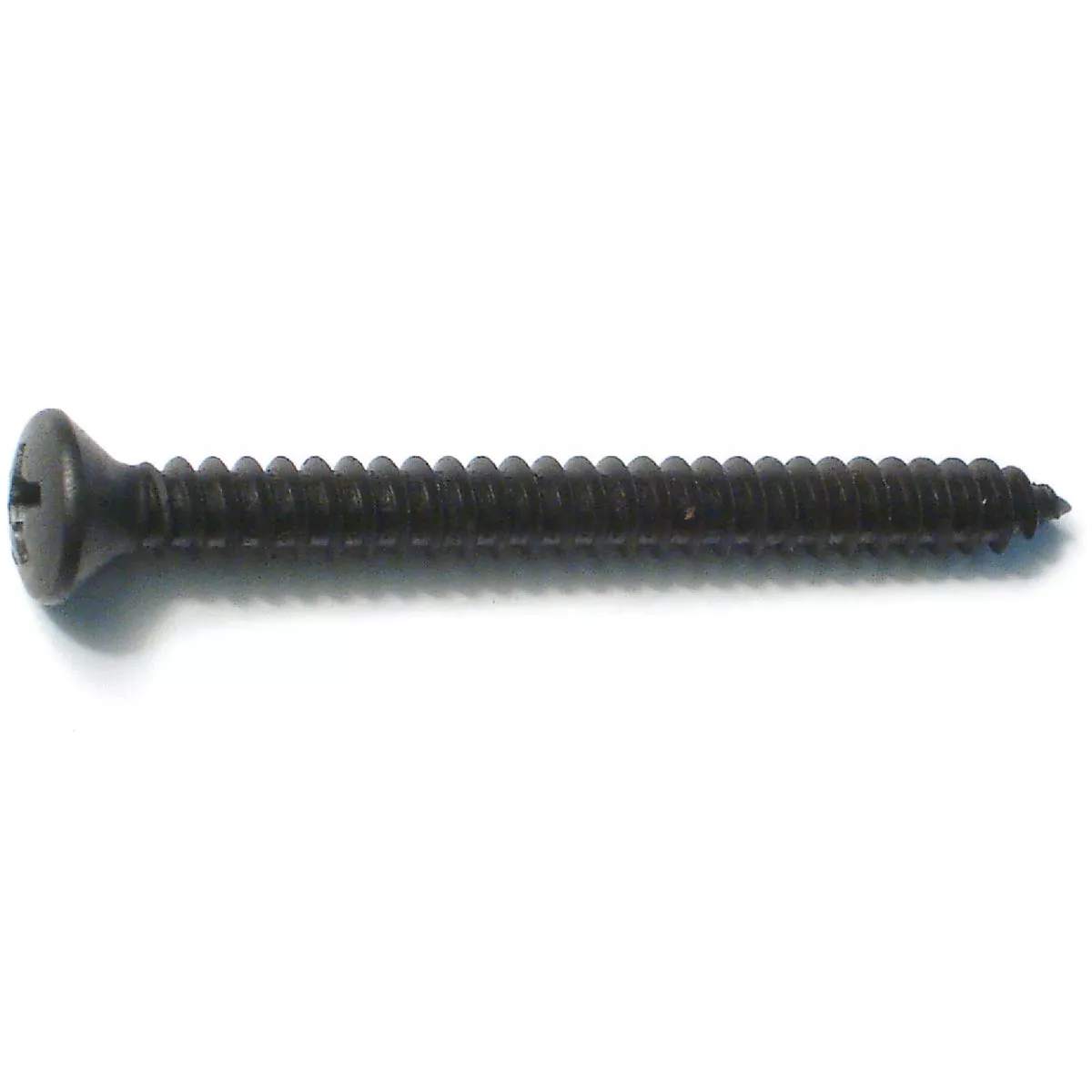 Midwest Fastener #10 x 2 In. Black Steel Phillips Oval Head Sheet Metal Screws (8 Ct.)