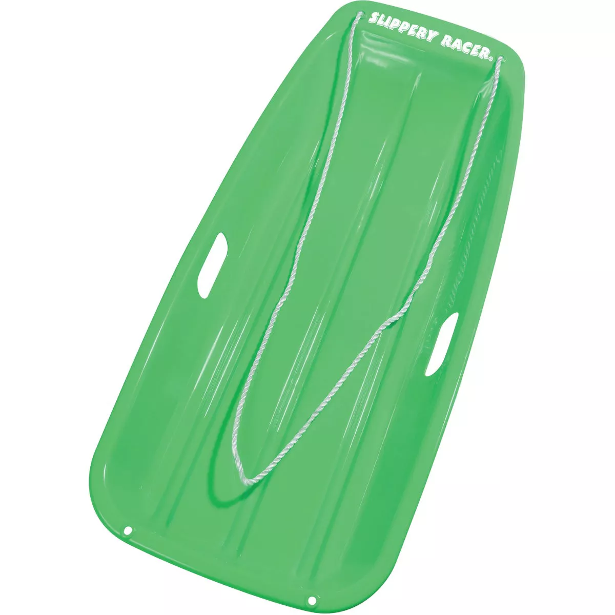 Slippery Racer Downhill Sprinter Green Plastic 35 In. Snow Sled