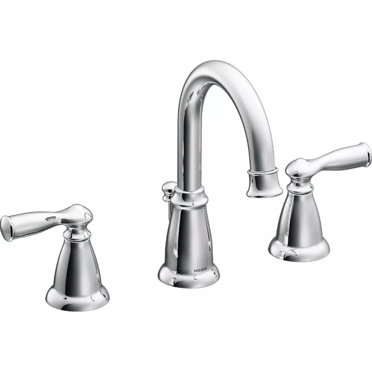 Moen Banbury 2-Handle Lever High Arc Widespread Bathroom Faucet, Chrome-