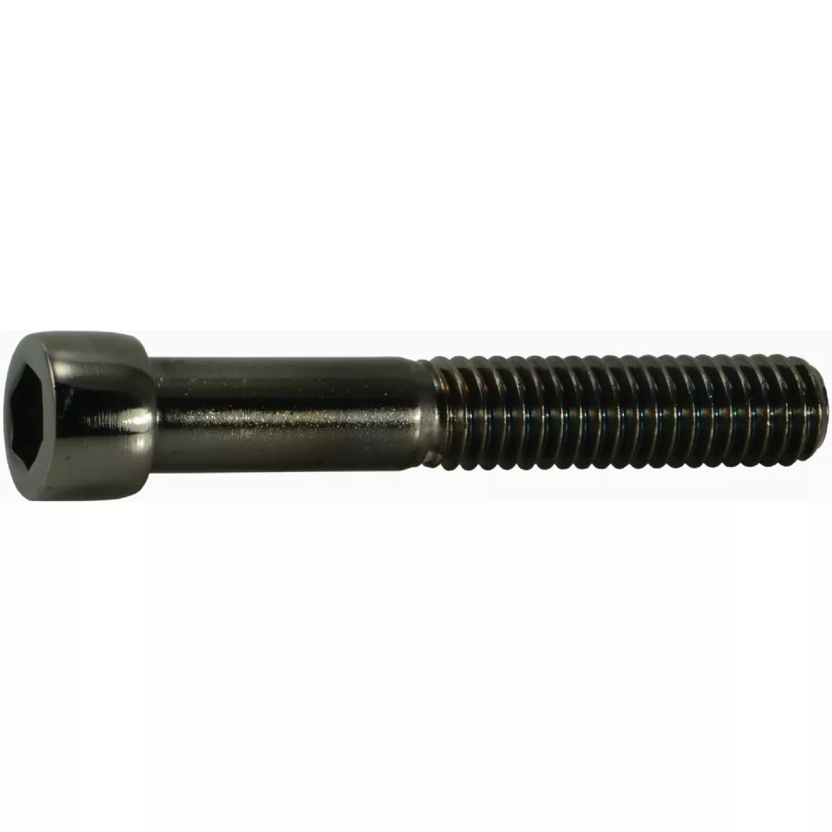 Midwest Fastener 5/16 In.-18 x 2 In. Black Chrome Plated Steel Coarse Thread Smooth Socket Cap Screws