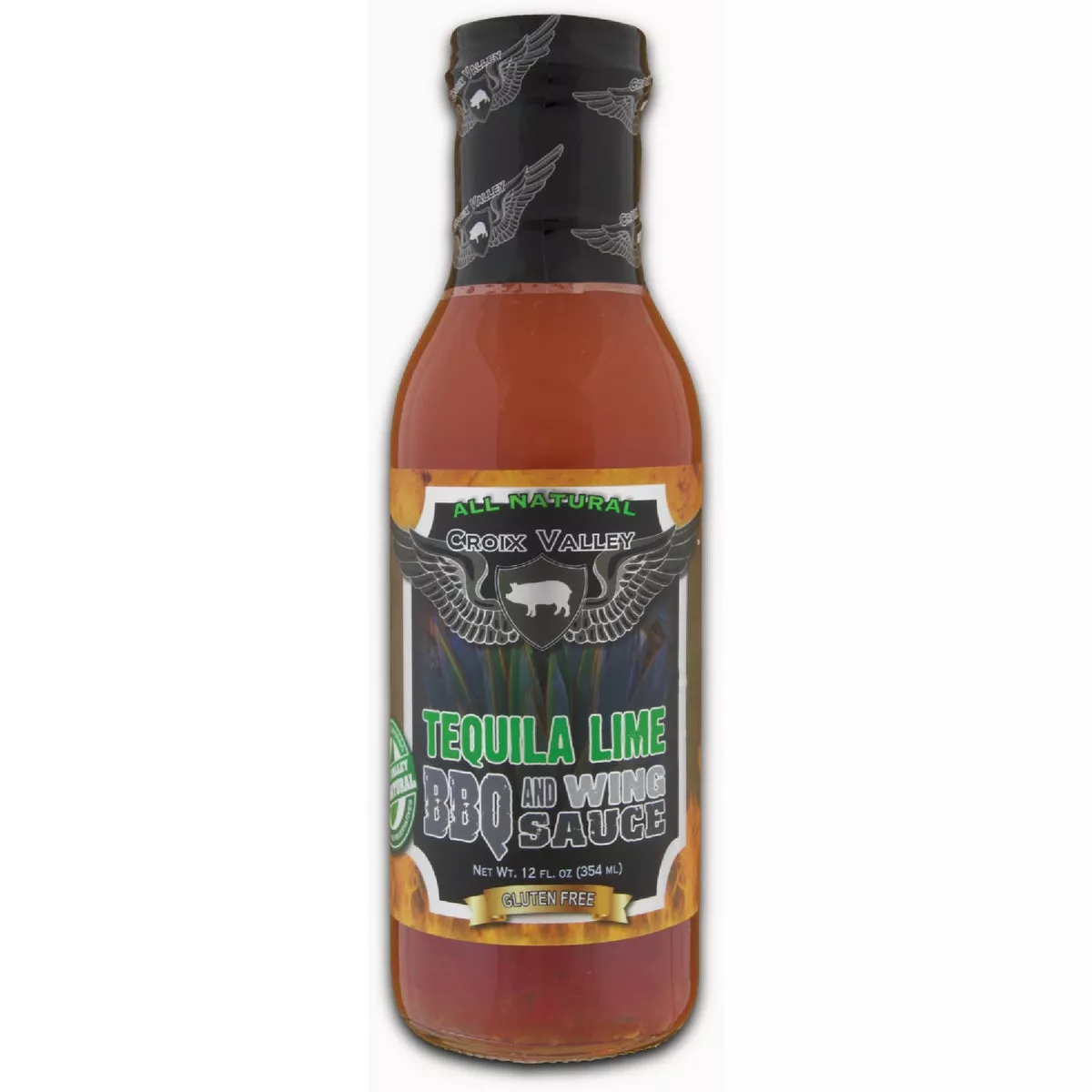 Croix Valley 12 Oz. Tequila Lime BBQ & Wing Sauce