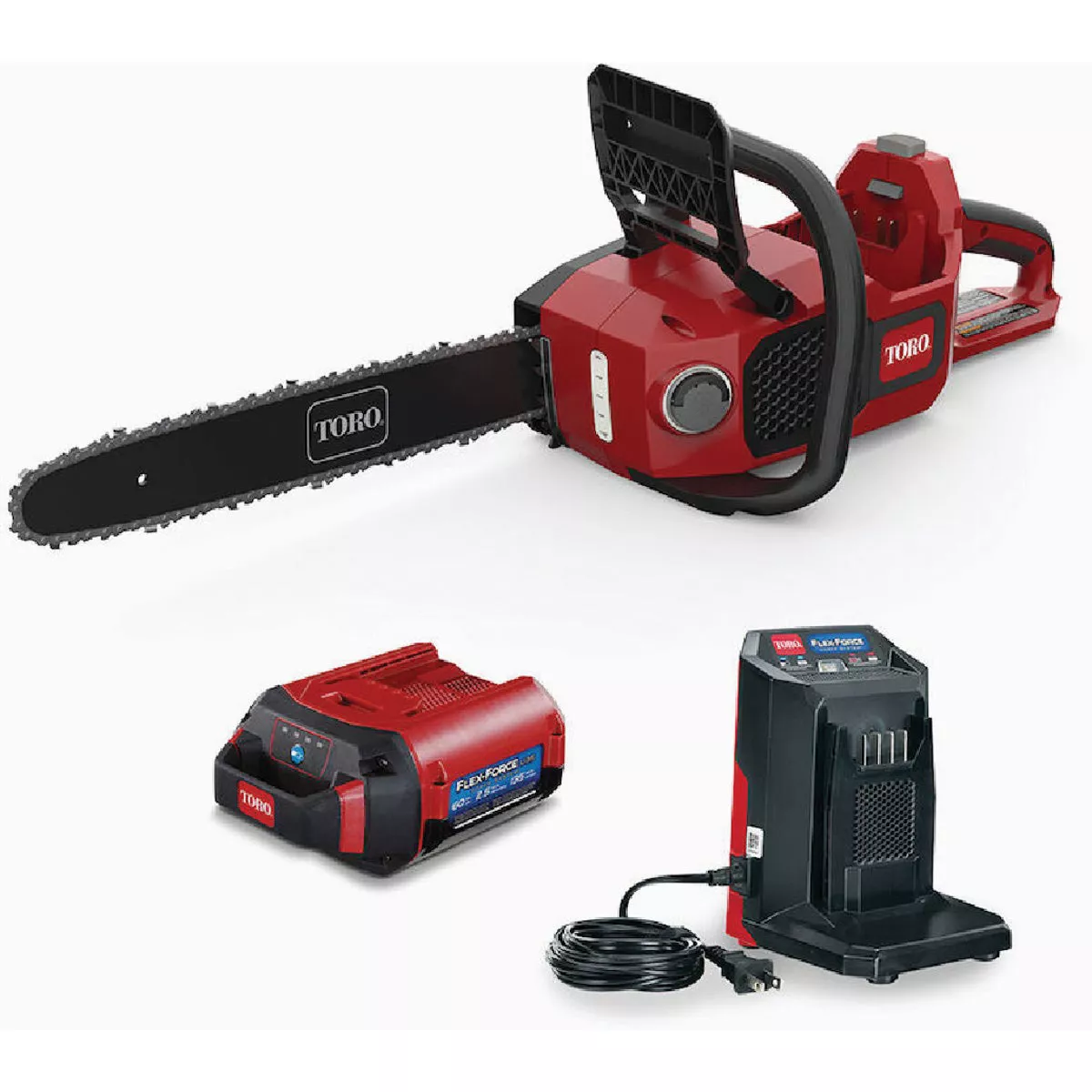 Toro 60V MAX 16 In. Brushless Cordless Chainsaw Kit with 2.5 Ah Battery & Charger