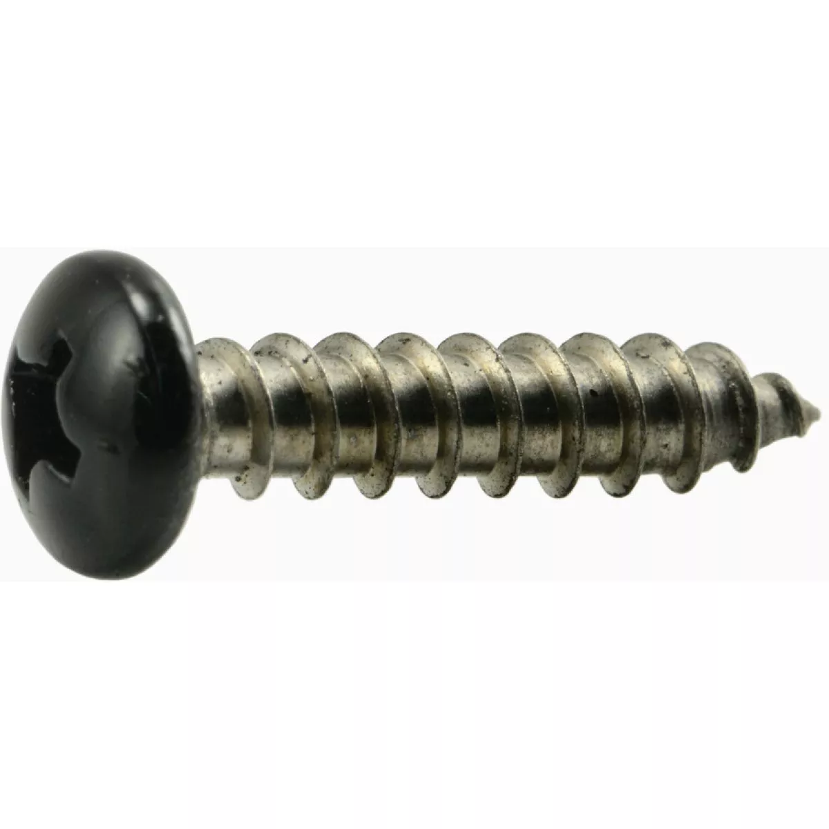 Midwest Fastener #8 x 3/4 In. Black Painted 18-8 Stainless Steel Phillips Pan Head Sheet Metal Screws (20 Ct.)